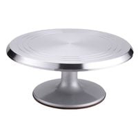 METALOWY Profesjonalny Talerz Obrotowy do Dekorowania Tortów 30 cm Patera