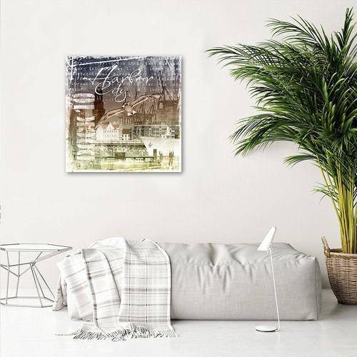 Obraz na płótnie – Canvas, Harbour city 40x40 na Arena.pl