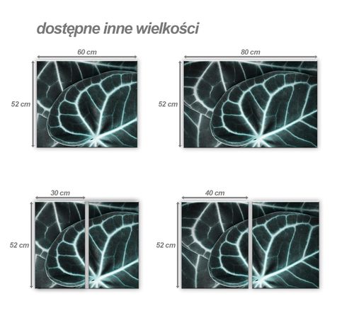 SZKLANA DESKA NA KUCHENKĘ 60x52 009A LIŚCIE na Arena.pl