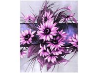 40X50CM SŁONECZNIKI FIOLECIE OBRAZ