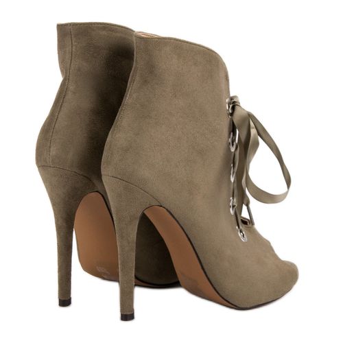 Wiązane Botki Open Toe r.41 na Arena.pl