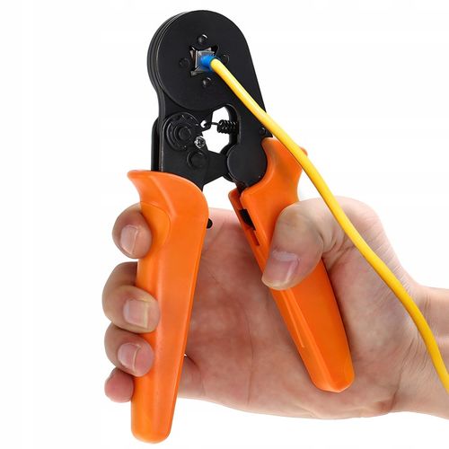 ZACISKARKA KONEKTORÓW KOŃCÓWEK 0,25-10 ŚCIĄGACZ IZOLACJI + 600 szt. na Arena.pl