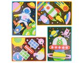 ZESTAW KREATYWNA UKŁADANKA, MOZAIKA, KOLAŻ KLOCKI DLA DZIECI