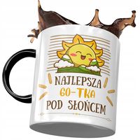 Kubek Czarny Na Urodziny 60 60Te 60-Te Prezent Z Nadrukiem Ze Zdjęciem