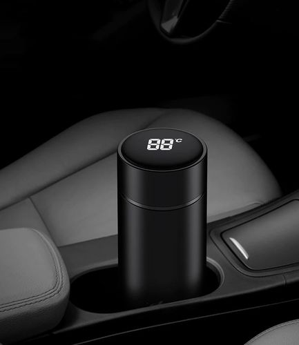 KUBEK TERMICZNY TERMOS LED 500ml NA KAWĘ HERBATĘ DOTYKOWY DO SAMOCHODU na Arena.pl