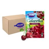 GELLWE Galaretka smak wiśniowy 72 g x 20 sztuk