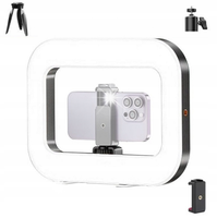 Lampa Fotograficzna do telefonu LED White 3 Barwy Światła Białego statyw