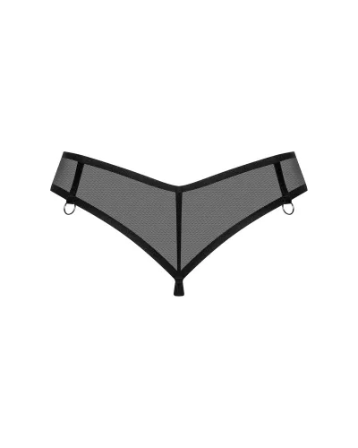 obsessive glandez stringi z transparentnej siateczki xs/s czarne na Arena.pl