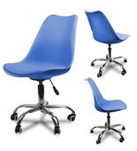 KRZESŁO OBROTOWE FOTEL MŁODZIEŻ DZIECI NOWOCZESNY Kolor: Niebieski