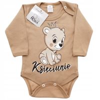 BODY r.110 kawowe miś wzór 708 KSIĘCIUNIO