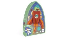 PUZZLE 60 PUZZLE KONTUROWE RAKIETA I KOSMOS