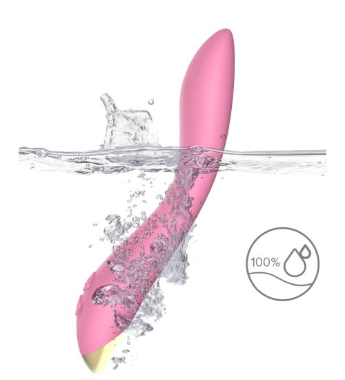 Flamingo - elegancki różowy wibrator zdjęcie 3