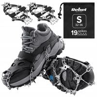 Raczki z kolcami nakładki na buty turystyczne rozmiar S 32-36 REBEL