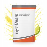 KREATYNA 100% MONOHYDRAT SIŁA MASA POMPA WYDOLNOŚĆ GymBeam 500g limonka