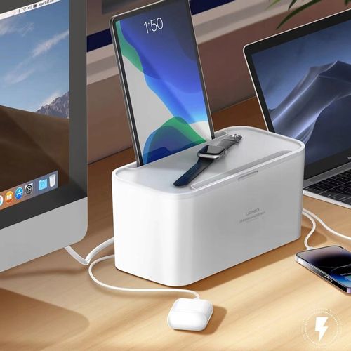 Ładowarka Listwa Zasilacz Organizer Kabli USB QI na Arena.pl