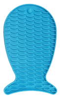 Zabawka dla psa gumowa mata ryba do lizania niebieska 23cm UNIQ PETS