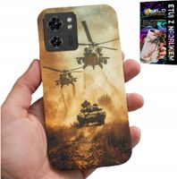 ETUI DO MOTOROLA EDGE 40 - HELIKOPTER WOJSKOWY CZOŁG MILITARIA CASE