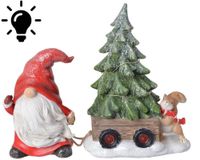 Skrzat czerwony z choinką led