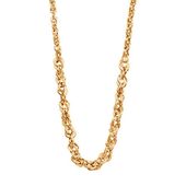 złoty bogaty naszyjnik z żółtego złota 585