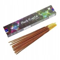 SATYA CZARNY KRYSZTAŁ KADZIDEŁKA PYŁKOWE INCENSE BLACK CRYSTAL 15 G