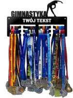 Wieszak na medale GIMNASTYKA twoje imię dowolny tekst 323.1
