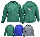 Kurtka długa ocieplana Z HAFTEM LOGO odzież pracownicza robocza 5szt.