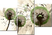 60CM 90 ZEGAR 3 ELEM DMUCHAWCE ZIELENI ŚCIENNY