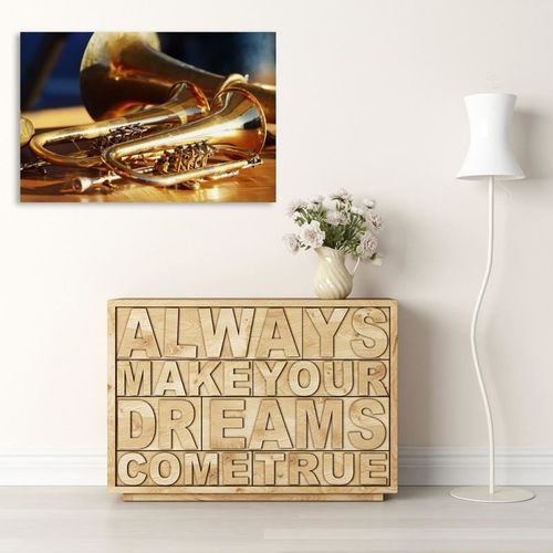 Obraz na płótnie - Canvas, Instrument dęty 80x60 na Arena.pl