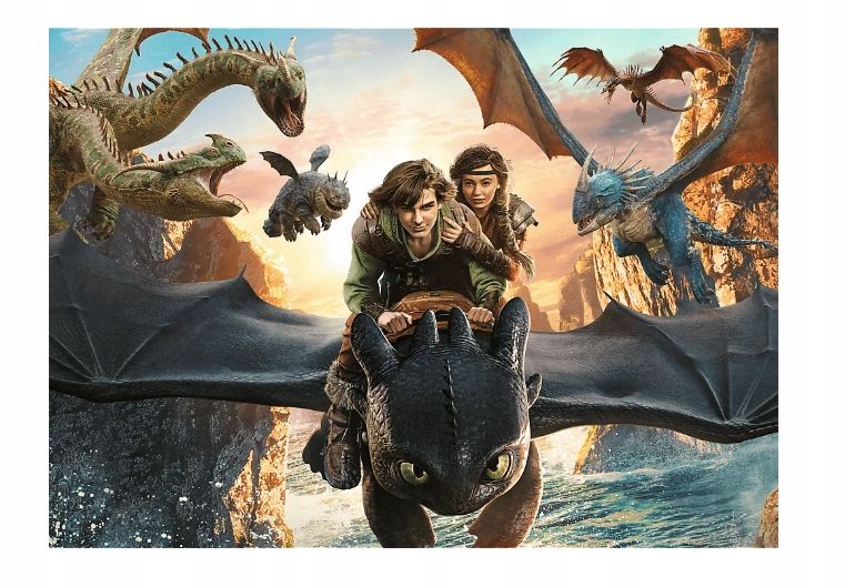 Puzzle 200 Szczerbatek I Przyjaciele 13348 zdjęcie 3