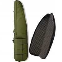 Pokrowiec FUTERAŁ TORBA GĄBKĄ BROŃ KARABIN STRZELBĘ Magazynki GREEN 96cm