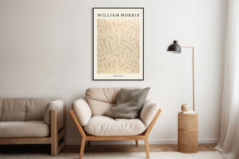 Obraz 40x60cm Design Branch Pattern, Morris Vintage do Salonu zdjęcie 6
