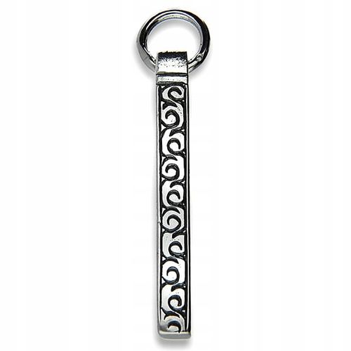 ZAWIESZKA SREBRNA TALIZMAN AMULET OBELISK RUNICZNY SREBRO 925 - 13g na Arena.pl