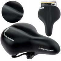 Siodełko rowerowe żelowe damskie męskie siodło sportowe wygodne DUNLOP