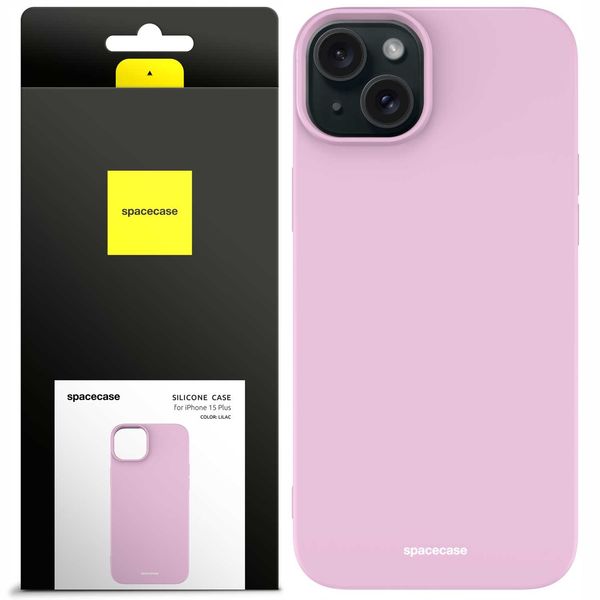 Spacecase Silicone Case Iphone 15 Plus Lilac zdjęcie 1