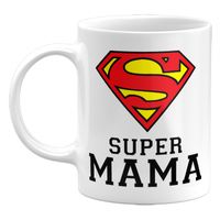KUBEK SUPER MAMA, PREZENT NA DZIEŃ MATKI, 330ML