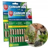 Sanium Pin Owadobójcze Pałeczki + Nawóz 40sztuk miseczniki mączliki