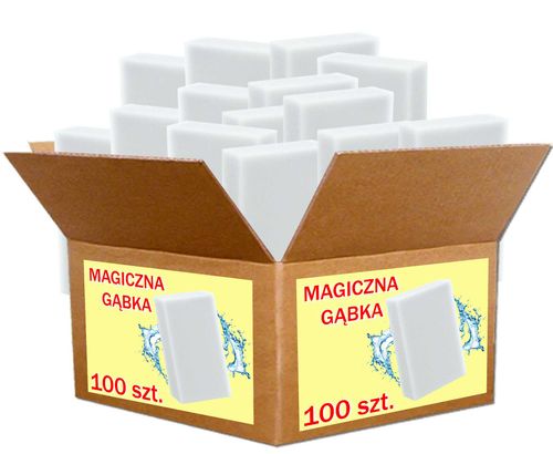 Magiczna Gąbka 100x60x15mm - 100 szt. na Arena.pl