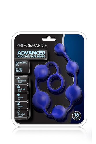 performance silicone anal beads indigo na Arena.pl