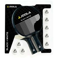 zestaw rakietki paletki do tenisa stołowego z piłeczkami joola black white