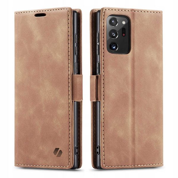 Spacecase Wallet Galaxy Note 20 Ultra Light Brown zdjęcie 3