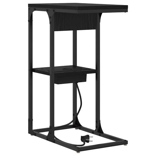 Stolik nocny Czarny dąb 41.5 x 26 x 60.5 cm na Arena.pl