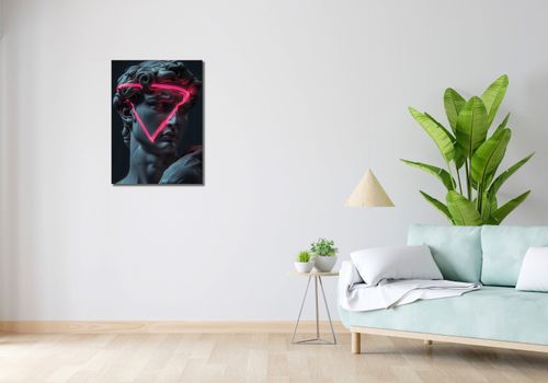 Obraz 50x70cm Neonowy Renesans na Arena.pl