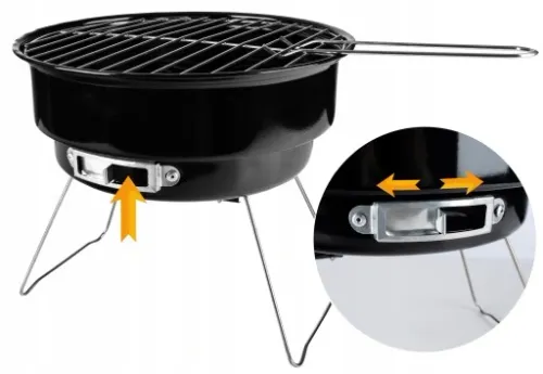 GRILL OGRODOWY Węglowy PRZENOŚNY GRILL MAŁY BARBEQUE TORBA na Arena.pl
