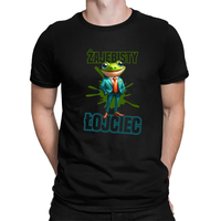 Żajebisty łojciec - męska koszulka na prezent Czarny XL T-shirt - męski