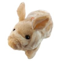 interaktywna pluszowa świnka przytulanka chodzi rusza się