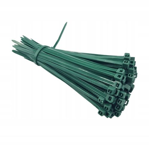 Mocne Taśma Kablowa ZIELONA ⌀ 2,5 mm x 100 mm 100 szt. Opaska Zaciskowa na Arena.pl