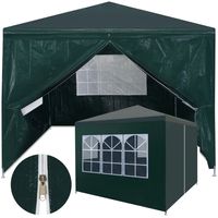 PAWILON NAMIOT OGRODOWY HANDLOWY CATERINGOWY OKNA IMPREZOWY 4 ŚCIANY 3x3M