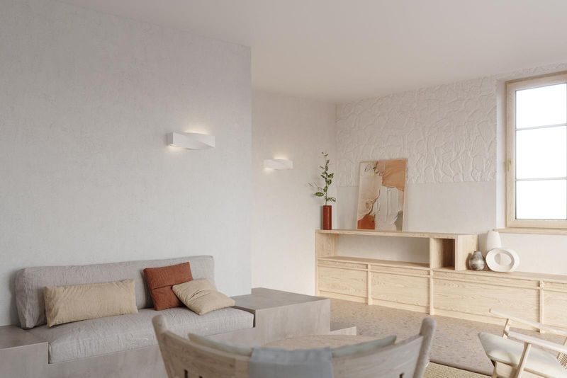 Kinkiet LAMPA ścienna SL.0003 ceramiczna OPRAWA przyścienna biała zdjęcie 4