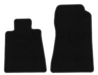 Dywaniki przednie welurowe czarne do: Mercedes C140 / W140 1992-1999 coupe