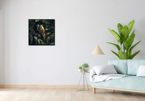 Plakat 60x60cm Skryty Tukan na Arena.pl